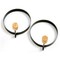 Norpro 4-Inch Nonstick Round Pancake and Egg Rings, Set of 2, Black